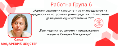 Презентација – „Преглед на трошењето и предлагање модел за Северна Македонија“ – Сања МАЏАРЕВИЌ ШУЈСТЕР