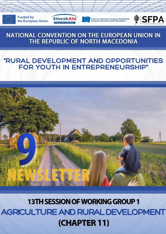 Newsletter 9: 13th session of Working Group 1 (CHAPTER 11) Agriculture and Rural Development – “Rural Development and Opportunities for Youth in Entrepreneurshi